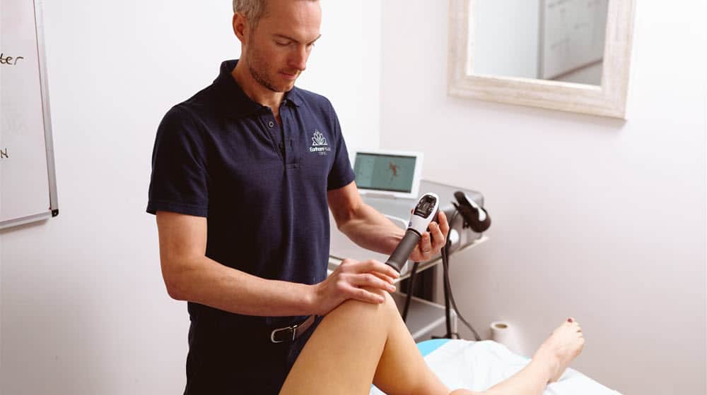 Shockwave therapy Pain and injury Earlham House Clinics